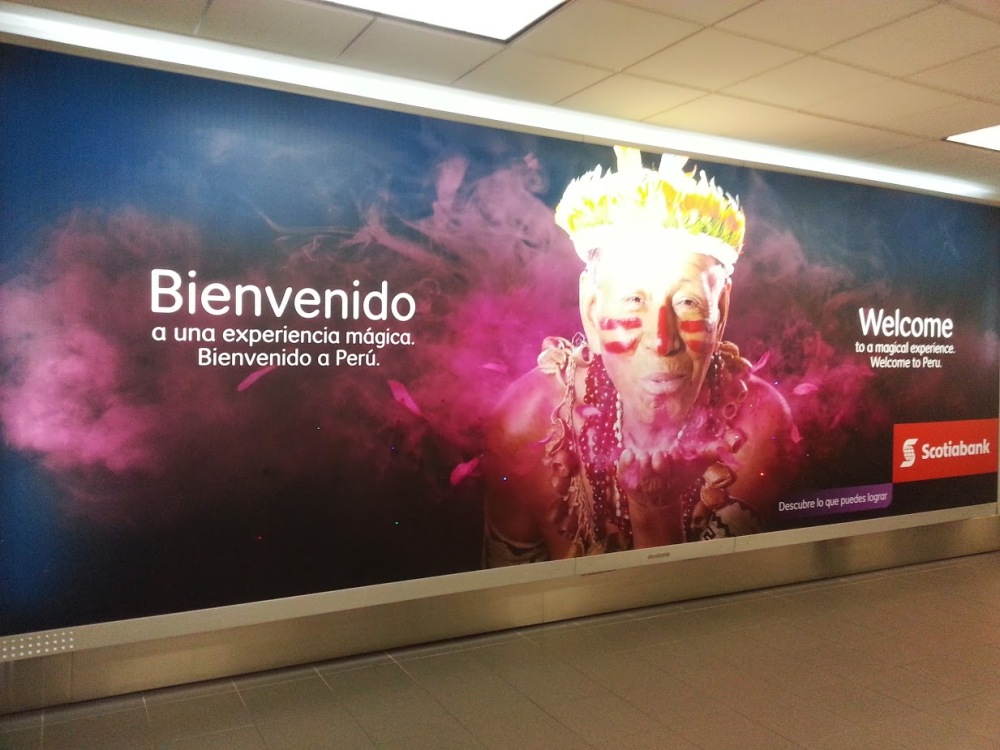Airport Advertising, Cusco (1/6)
