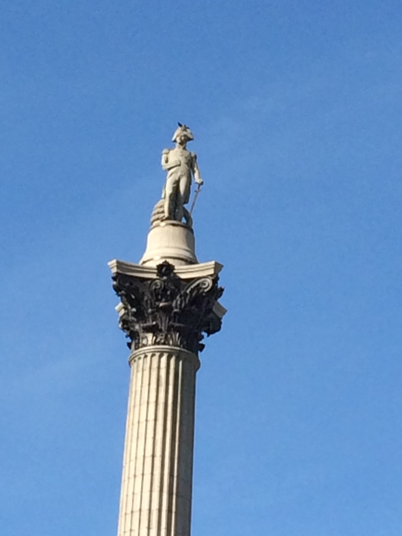 I liked how Horatio Nelson had a VERY tall statue.